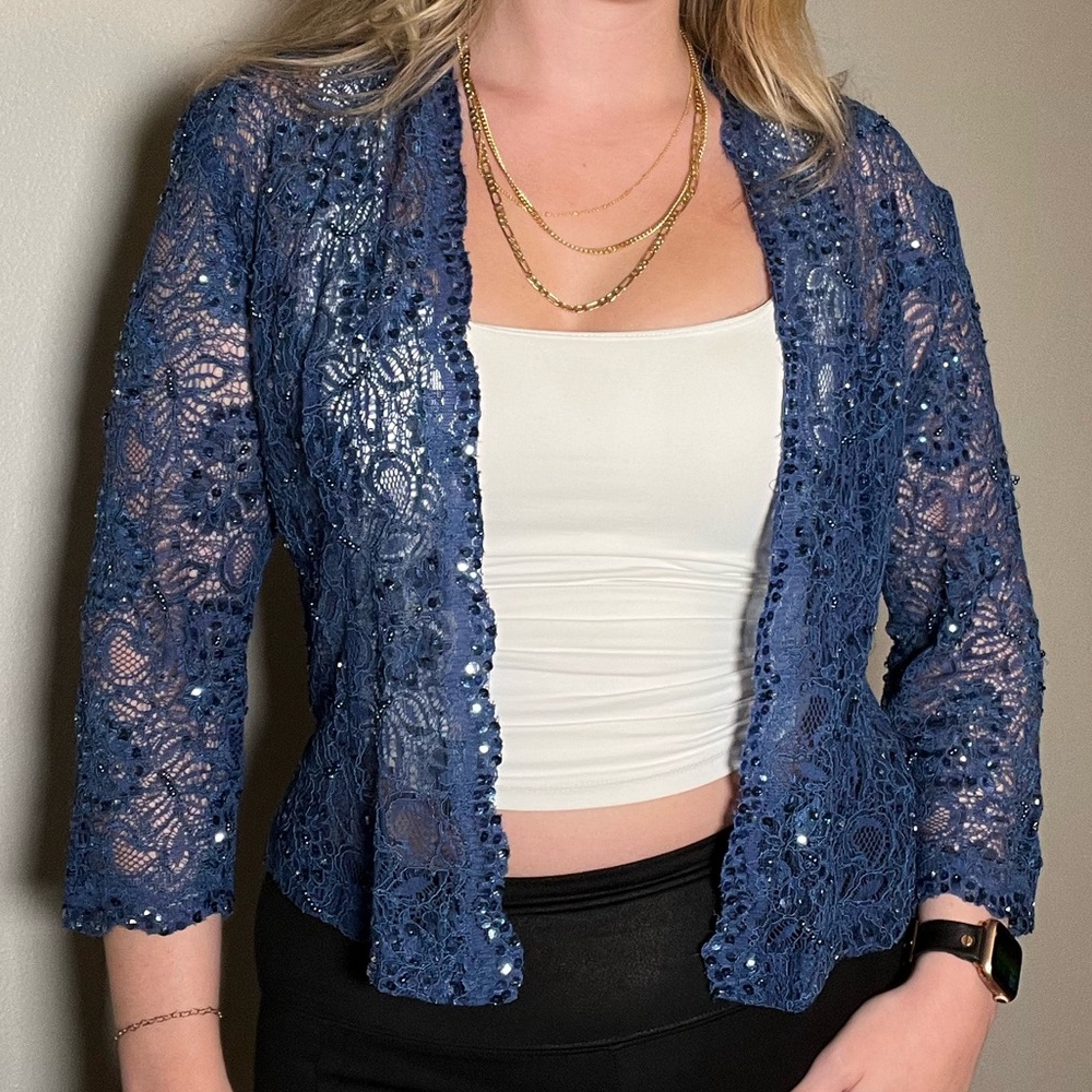 Emma street formal beaded cardigan